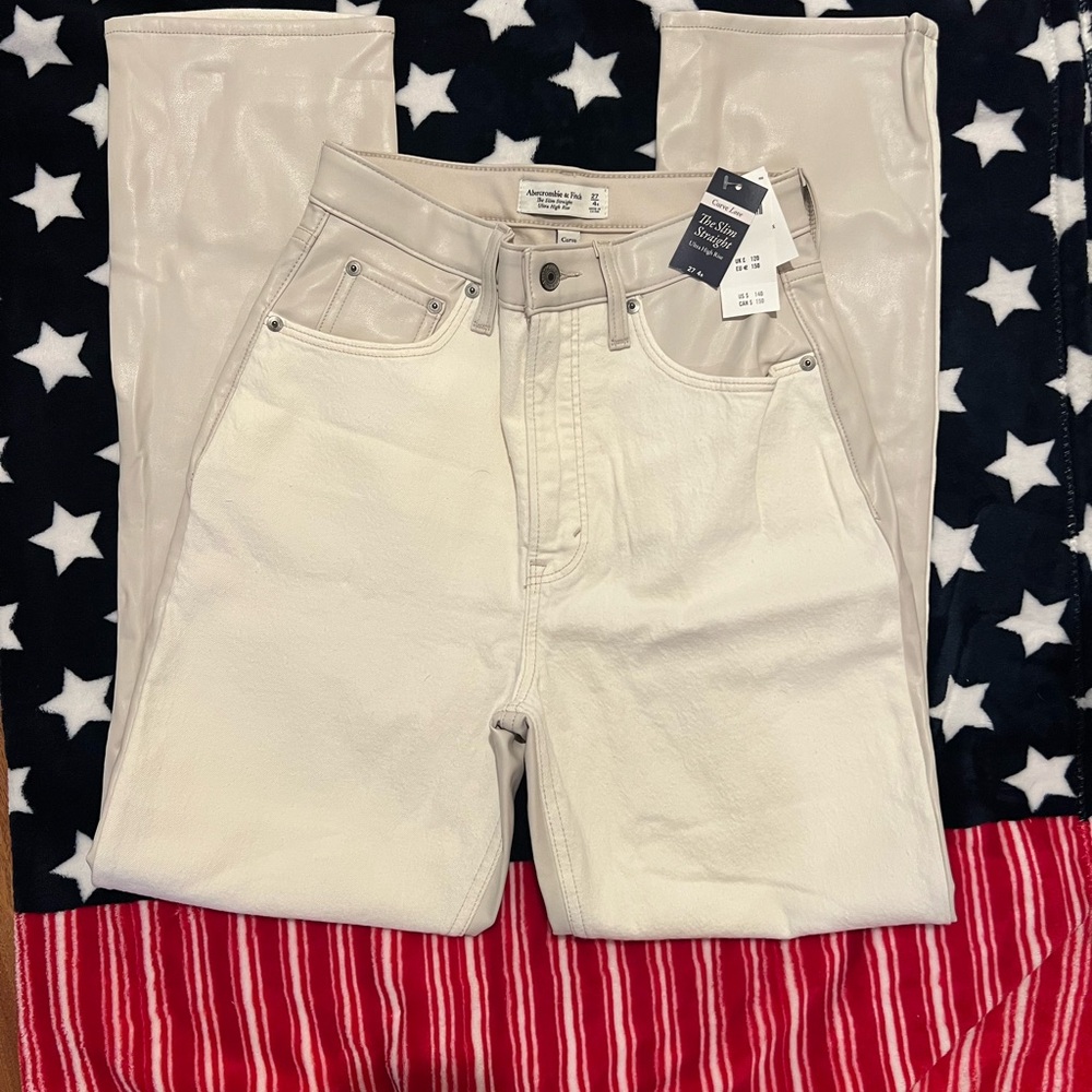 Abercrombie & Fitch Off-White Slim Jeans